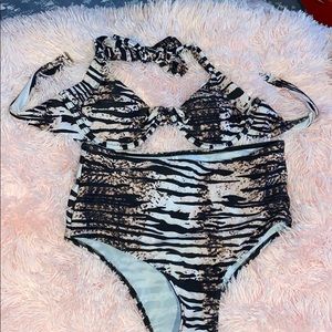 Cheetah high waist bikini